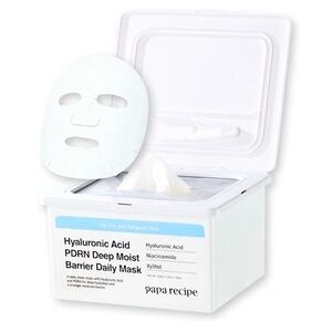 Korean Skincare Papa Recipe Hyaluronic Acid PDRN Deep Moist Barrier Face Masks